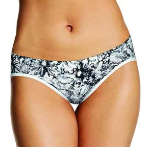 Barely There by Maidenform Invisible Look Marker Floral Print Bikini Size 7/L - Picture 1 of 7
