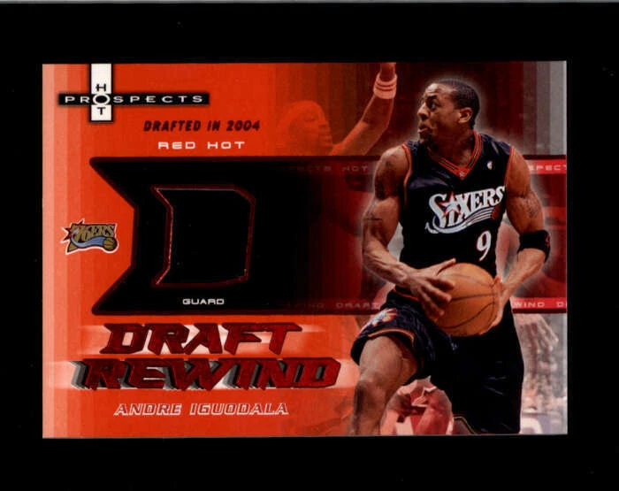 ANDRE IGUODALA 2006/07 FLEER HOT PROSPECTS DRAFT REWIND RED JERSEY #16/25 BC9114 - Image 1 of 1