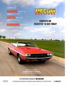 Dodge Challenger R/T 1970 convertible código V 440 paquete de seis ~ bonito anuncio de subasta - Imagen 1 de 2