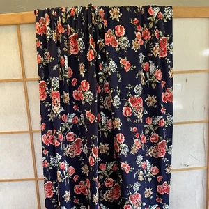 Brushed Poly/Lycra Knit Fabric 4-way Stretch Floral Print 60"x 2 1/3 yards+ - Picture 1 of 10