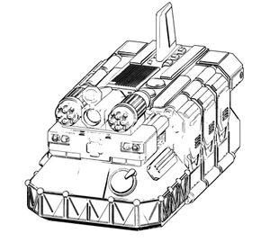 Tyr Infantry Support Tank | 6mm 1:285 Scale Vehicle | Battletech Miniature - Picture 1 of 1