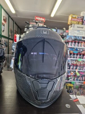 VISIERA MPH CASCO TIGER CARBON DARK FUME 65% ANTIGRAFFIO PREDISPOSTA PINLOCK