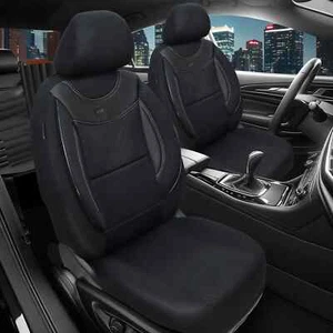 Fundas de asiento de coche Prime adecuadas para SAAB 9-5 1 desde 1997-2020 (negro) | NUEVO - Imagen 1 de 12