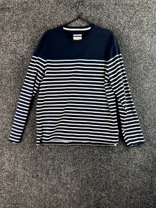 Fat Face Jumper Size 12 Women Crew Neck Long Sleeve Striped Pullover - Picture 1 of 24