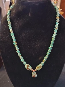 Indianer Türkis Halskette von Robert Crying Red Bear - Bild 1 von 2