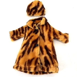 Cappotto giacca cappello vintage Maddie mod PELLICCIA SINTETICA ghepardo Barbie clone DIFETTI - Foto 1 di 12