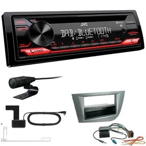 JVC KD-DB622BT DAB inkl Antenne Bluetooth USB für Seat Leon 2005-2009 anthrazit - Bild 1 von 5