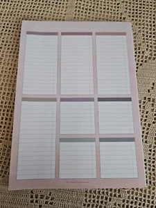 Erin Condren Packing Vacation Lists NotePad Brand New - Picture 1 of 2