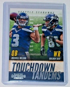 2013 Contenders Touchdown Tandems Insert Russell Wilson Golden Tate Seahawks - Imagen 1 de 1