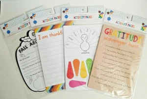 4 x Classroom Activity Packs Gratitude Scavenger Hunt I Am Thankful For 120 ct  - Picture 1 of 5