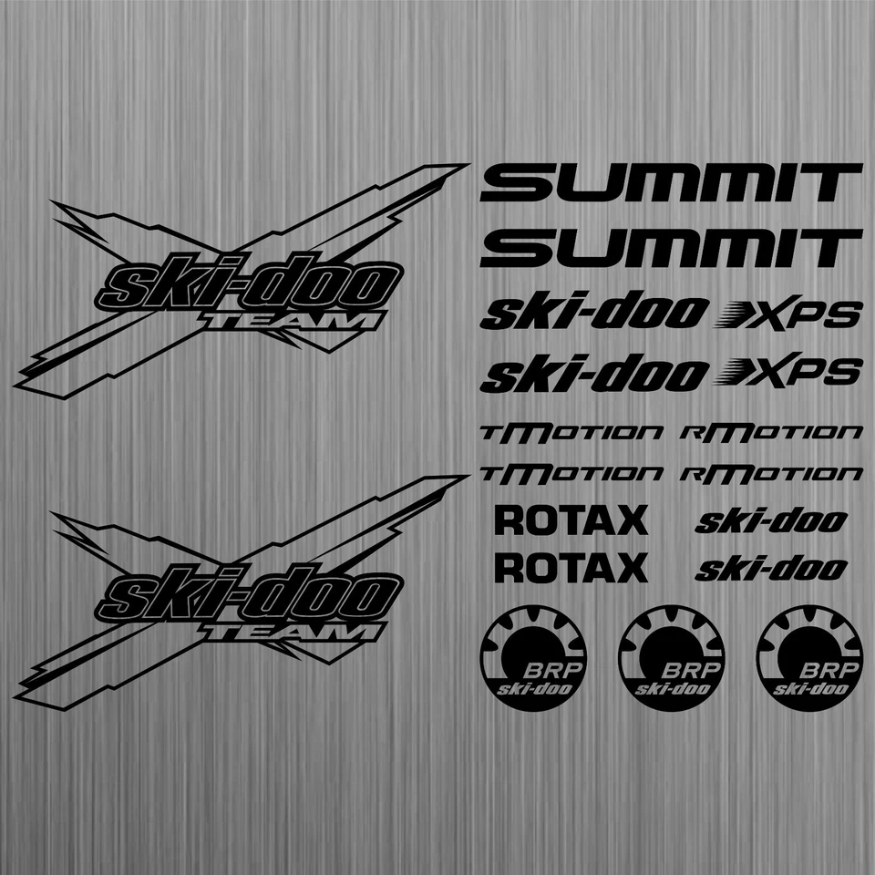 Skidoo Summit Team Sticker Decal Snowmobile Snowmobile 19 Pieces Pcs - Image 1 of 1