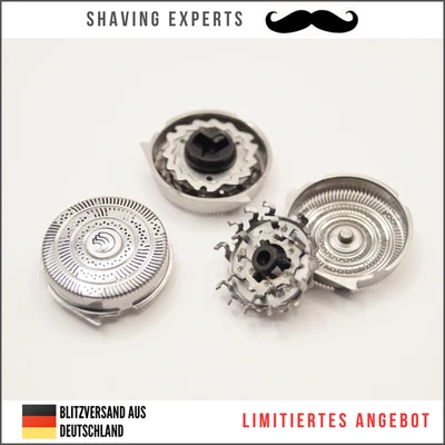SHAVING EXPERTS Scherköpfe Ersatzkopf für Philips HQ9/50, PT920, HQ8250, HQ8260, HQ9190 Speed XL