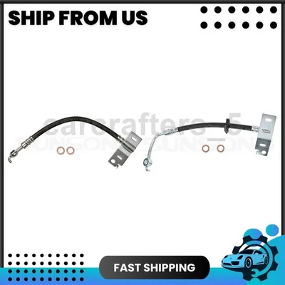 Sunsong Rear Left Rear Right Brake Hydraulic Hose for 2015 2017 Ford Lobo 3.5L - Image 1 of 4