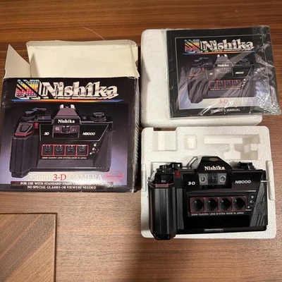 Cámara lenticular estéreo 3D cuadrascópica Nishika N8000 35 mm Foto 1 de 2
