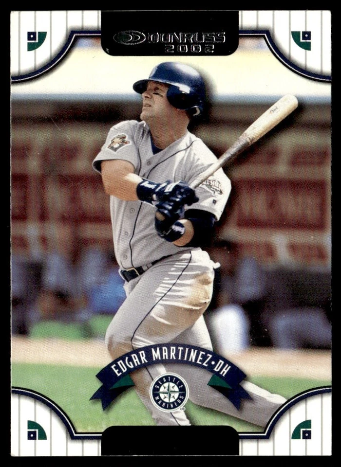 2002 Donruss Edgar Martinez Seattle Mariners #46 - Image 1 of 2