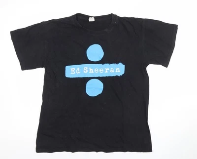 Keya T-Shirt Donna Nera Ed Sheeran Divide Tour 2018 Cotone M - Immagine 1 di 4