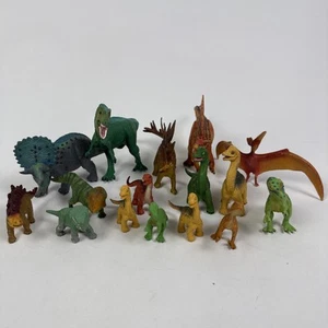 Safari Ltd Dinosaur Figures Lot Of 16 T Rex Spinosaurus Pterondon Brachiosaurus - Picture 1 of 4
