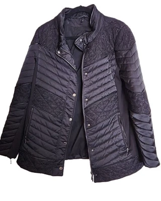 Abrigo Casa Blanca Mercado Negro XL 14 L 12 Negro Poliéster Detalle Encaje, ¡GENIAL! Foto 1 de 4