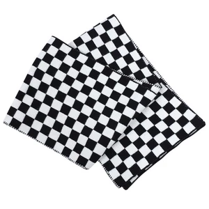 Scarves for Women Black White and Checkerboard Scarf Woman Chessboard Elegant - Picture 1 of 12