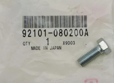 GENUINO HONDA NOS OEM 92101-08020-0A perno hexagonal (8x20) CB200 CB350 CB750 CL100 Foto 1 de 4