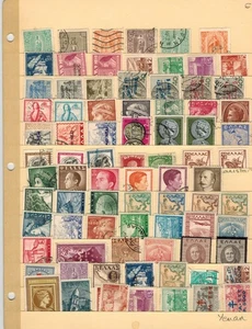 STOCK PAGE OF STAMPS FROM EGYPT MINT AND USED. - Picture 1 of 1