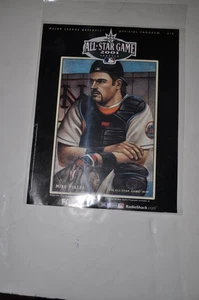 2001 NEW YORK METS MIKE PIAZZA FOX RADIOSHACK MLB ALL STAR GAME PHOTO - Picture 1 of 2