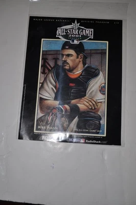2001 NEW YORK METS MIKE PIAZZA FOX RADIOSHACK MLB ALL STAR GAME PHOTO - Image 1 of 2