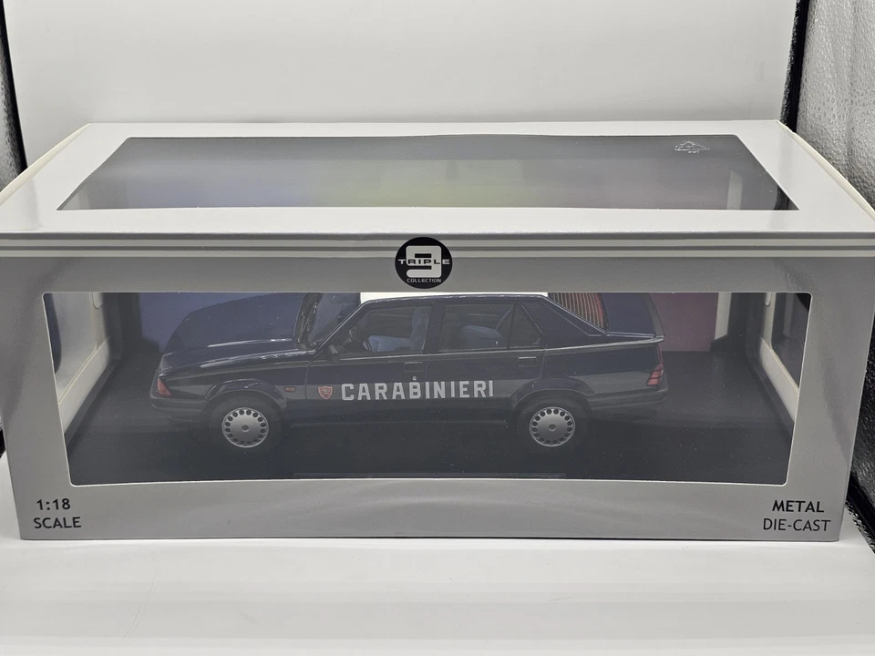 Alfa Romeo 75 Carabinieri 1991 1:18 Triple 9 In Box - Immagine 1 di 4