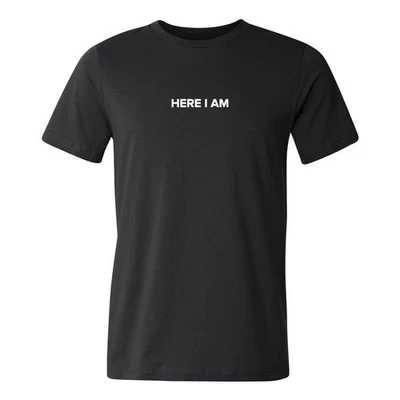 Charlie Kirk “Here I Am” T- Shirt New 2025 S-5XL - Image 1 of 3