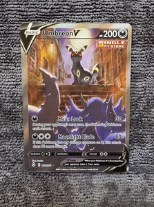 Umbreon V Alternate Art Evolving Skies 189/203 Alt Pokemon Card FA 2021 NM TCG - Picture 1 of 6