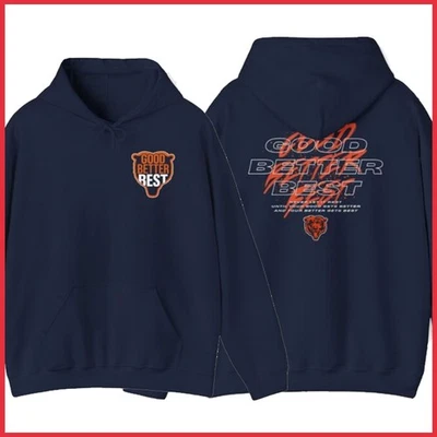 Распродажа 30% - Chicago Football Good Better Best Hoodie Reprint Gildan - Изображение 1 из 4