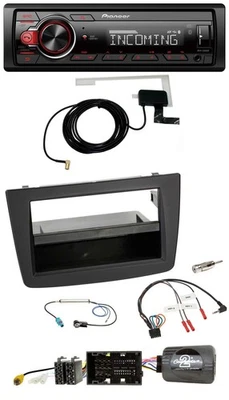 Pioneer MP3 Lenkrad CD DAB USB Autoradio für Alfa Mito 955 2014-2018 schwarz - Bild 1 von 4