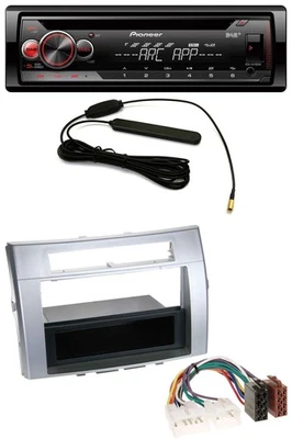 Pioneer CD USB AUX DAB MP3 Autoradio für Toyota Corolla Verso 2004-2009 silber - Bild 1 von 4