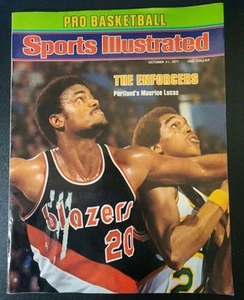 Sports Illustrated Oct 31 1977 Maurice Lucas Trailblazers Dennis Johnson Sonics - Picture 1 of 9