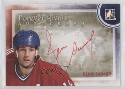 2012-13 ITG Forever Rivals Series Auto Denis Savard #A-DS Auto HOF - Image 1 of 2