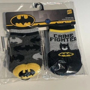 DC Comics Batman Baby Junge 0-6 Monate Socken Neu - Bild 1 von 5