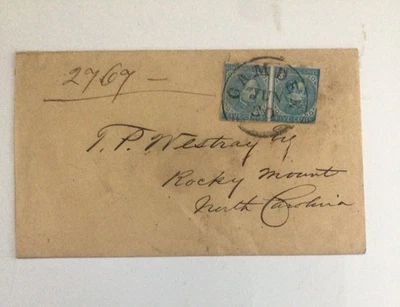 South Carolina, Camden advertising stamped cover, embossed Bank of Republic flap - Image 1 of 4