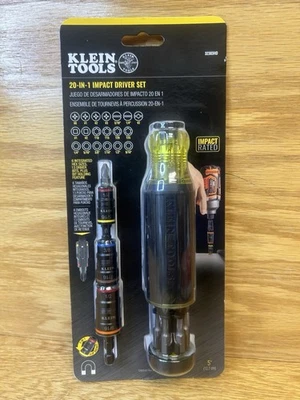 KLEIN TOOLS 32303HD 20 EN 1 JUEGO DE DESTORNILLADORES DE IMPACTO-TORX-BROCA HEXAGONAL-TOTALMENTE NUEVO Foto 1 de 2