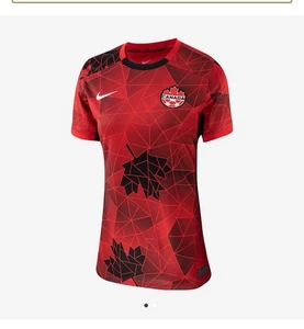 (Women’s small ) NIKE CANADA 2023 Soccer WOMENS HOME JERSEY - Picture 1 of 6