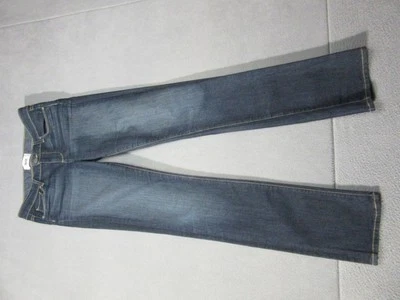 Paige Skyline Straight Jeans Womens 29 Blue Dark Wash Stretch 30x34 Denim USA - Image 1 of 4