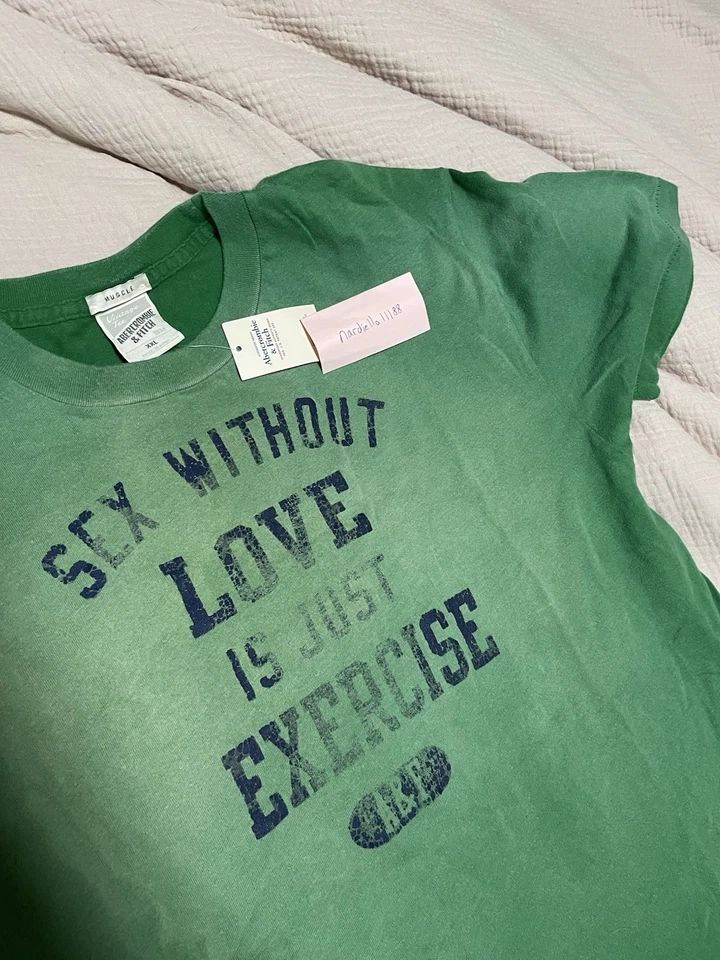 Camiseta De Colección Abercrombie & Fitch Divertida Y 2K Gráfica (RARA) XXL Foto 1 de 4