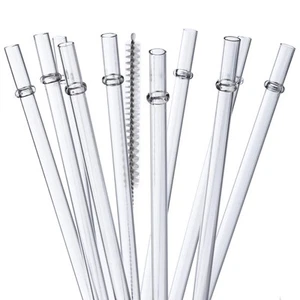 Clear Reusable Hard Plastic Straws for Yeti/Rtic Tumblers, Tall Cups - Picture 1 of 8