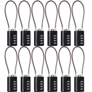 ® Versátil juego de equipaje de bloqueo de viaje combinado de 4 dígitos reajustable de 12 piezas -... - Imagen 1 de 7