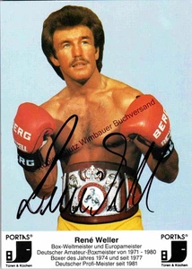 Original Autogramm René Weller (1953-2023) /// Autogramm Autograph signie 317118 - Bild 1 von 2