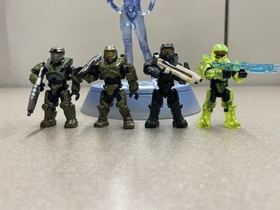 Spartan Master Chief Mk V VI MOD GEN2 Overshield Lot Halo Mega Construx Figure - Image 1 of 3