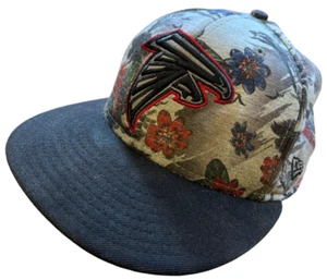 New Era Atlanta Falcons Hat Cap NFL Embroidered Logo Snapback Floral 9Fifty - Picture 1 of 14