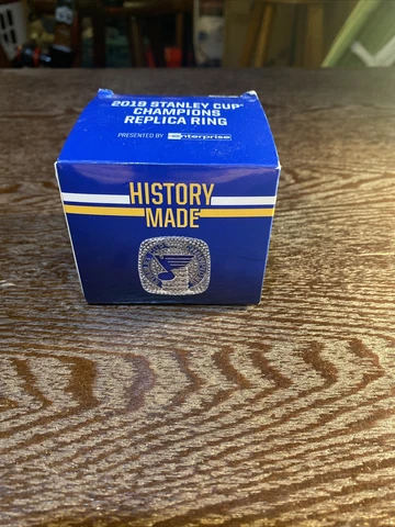 St. Louis Blues 2019 Stanley Cup Champions Replica Ring SGA Enterprise Cover