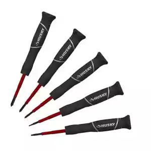 Husky Insulated Precision Screwdriver Set (5-Piece) - Picture 1 of 3