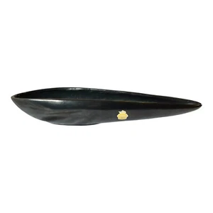 Spara Keramik Schale Blumenschale Dekoschale schwarz H 6,5 L 42 cm spitz 46800 - Picture 1 of 11