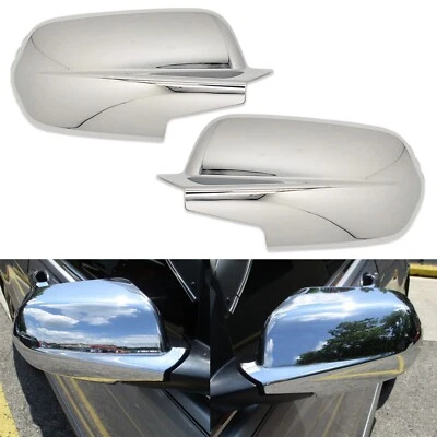 Chrome Mirror Covers Trim 2 Piece Set FOR 2007-2011 Honda CR-V CRV - Image 1 of 4